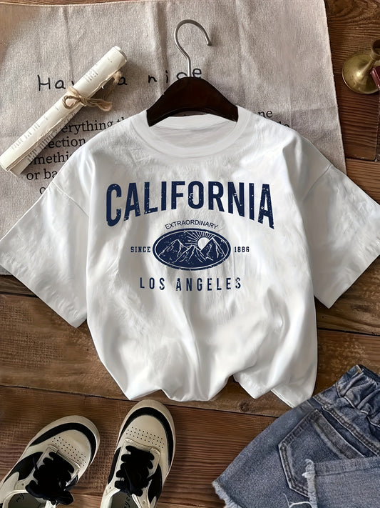 T-shirt Crew Neck California