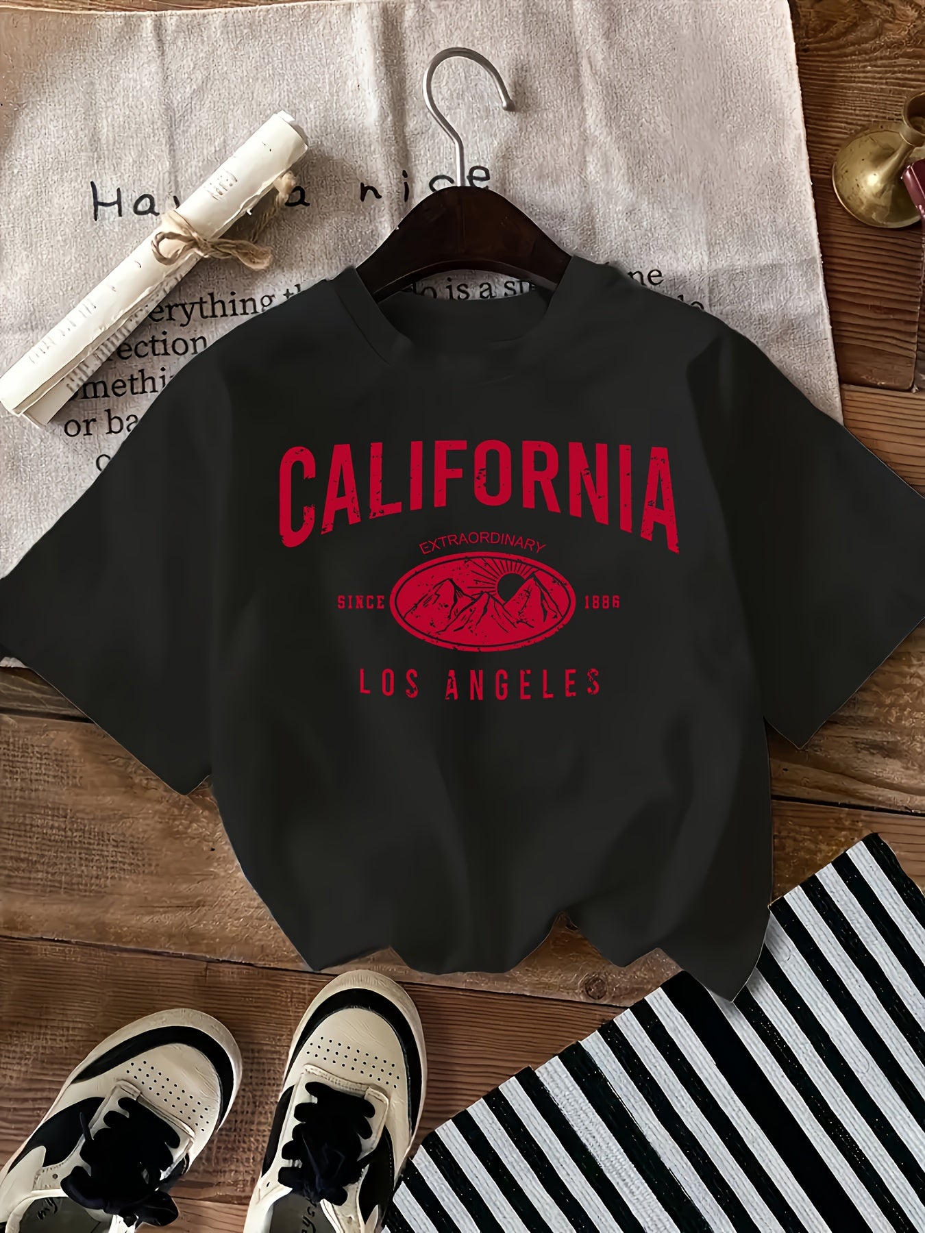 T-shirt Crew Neck California