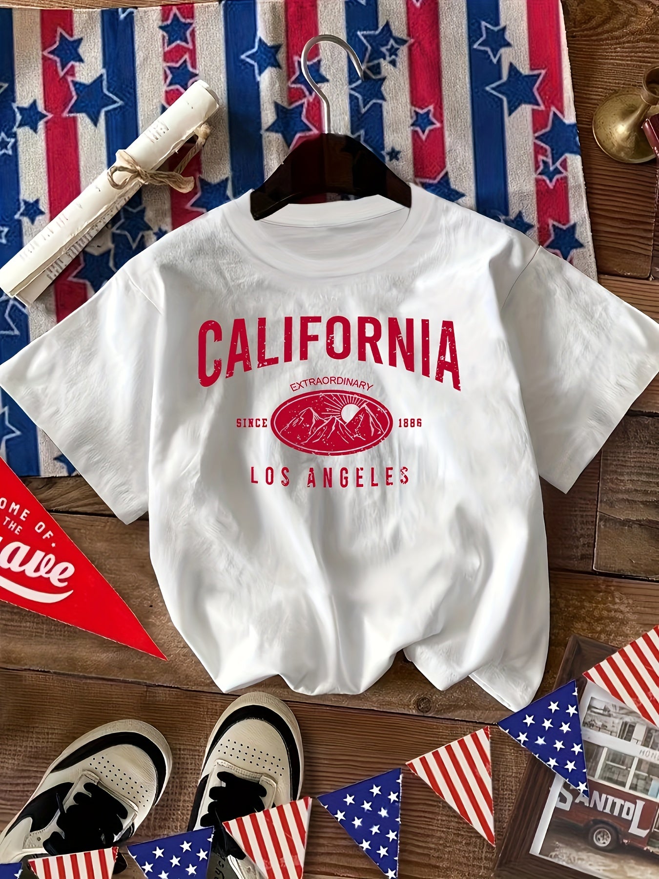 T-shirt Crew Neck California