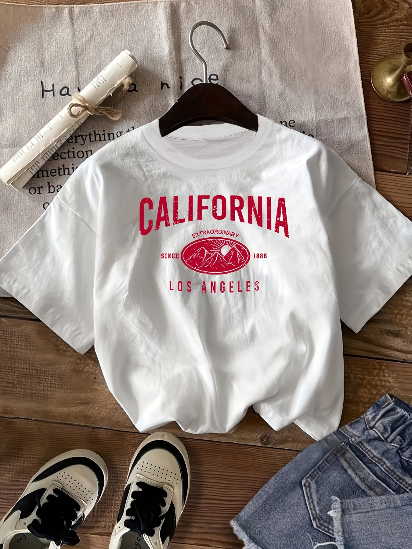 T-shirt Crew Neck California