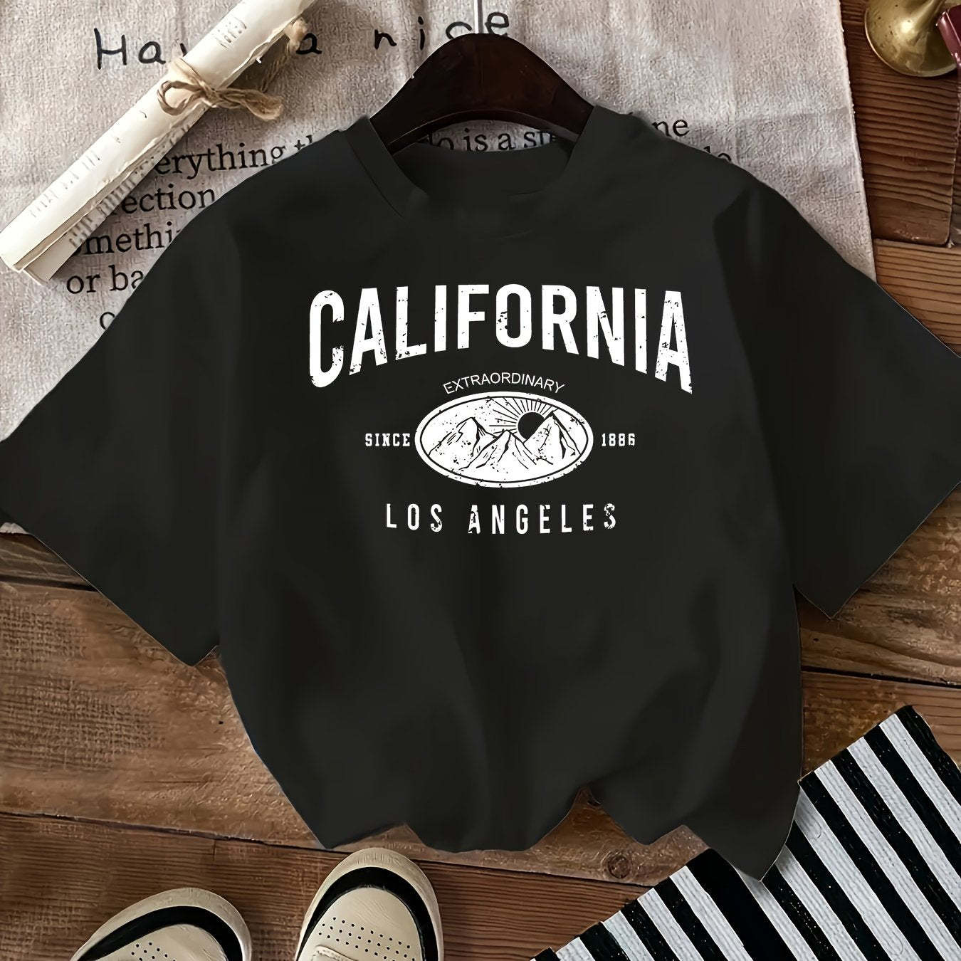 T-shirt Crew Neck California