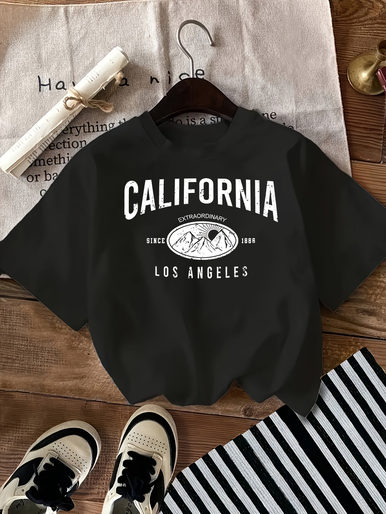 T-shirt Crew Neck California