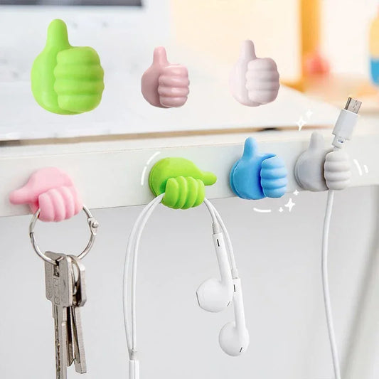 5pcs Silicone Thumb Hooks Multifunctional Organizer