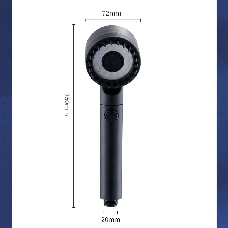 High Pressurized Filter Shower Head 3-mode