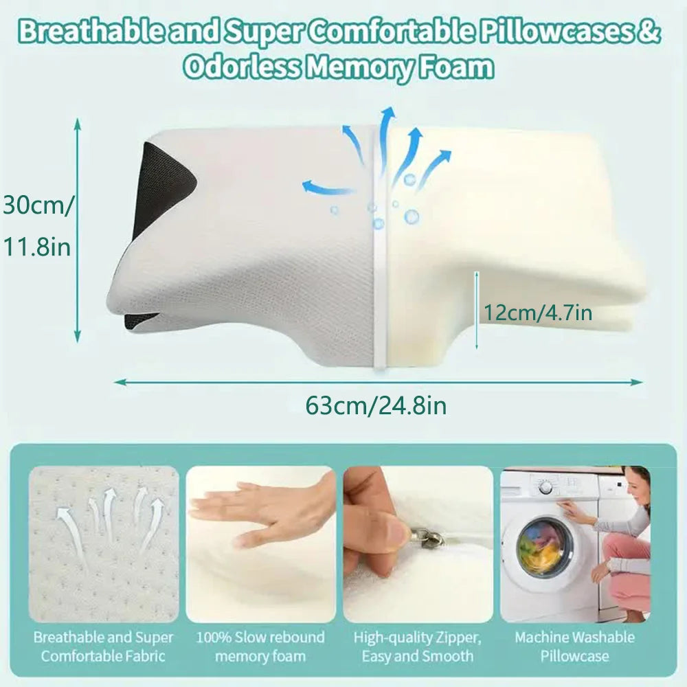 Butterfly Neck Pillow Memory Foam