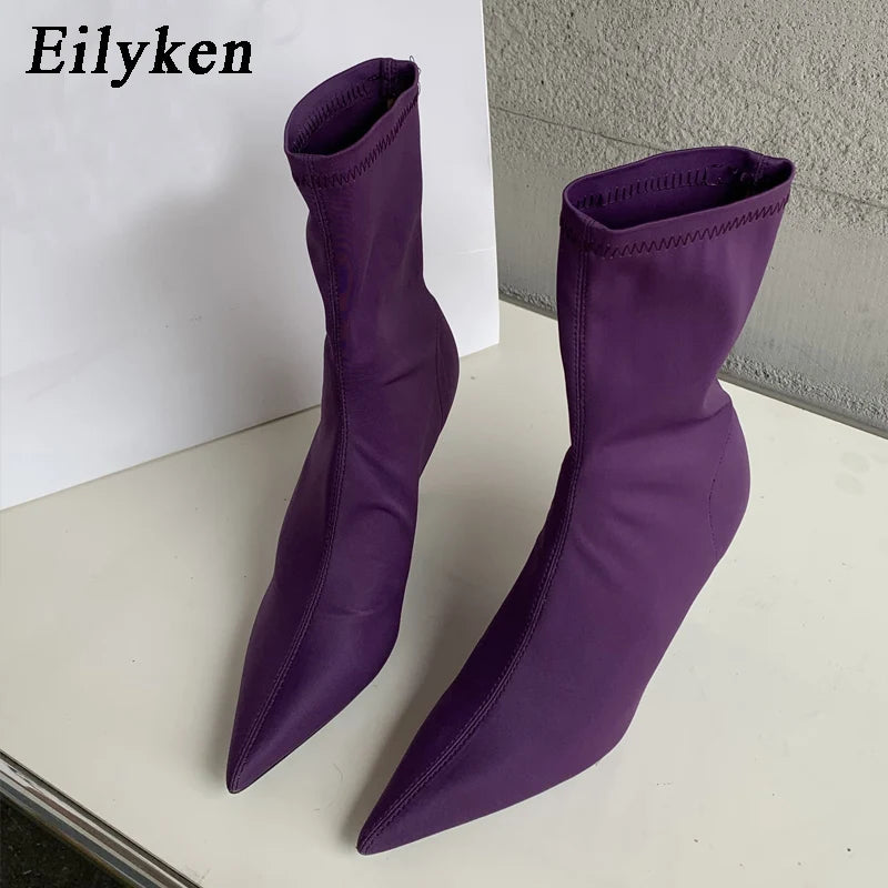 Spring Autumn collection Women Ankle Boots High Heels