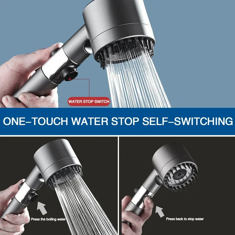 High Pressurized Filter Shower Head 3-mode