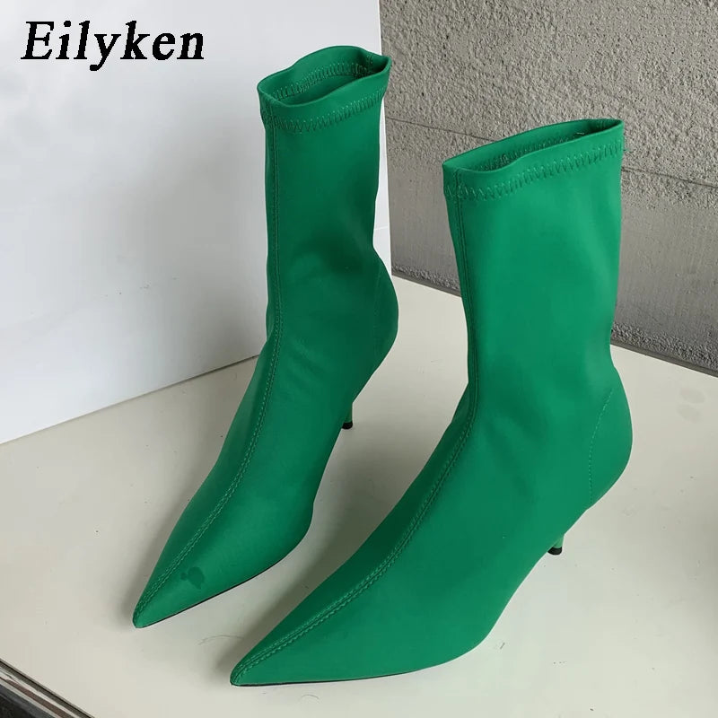 Spring Autumn collection Women Ankle Boots High Heels