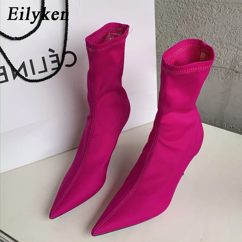 Spring Autumn collection Women Ankle Boots High Heels