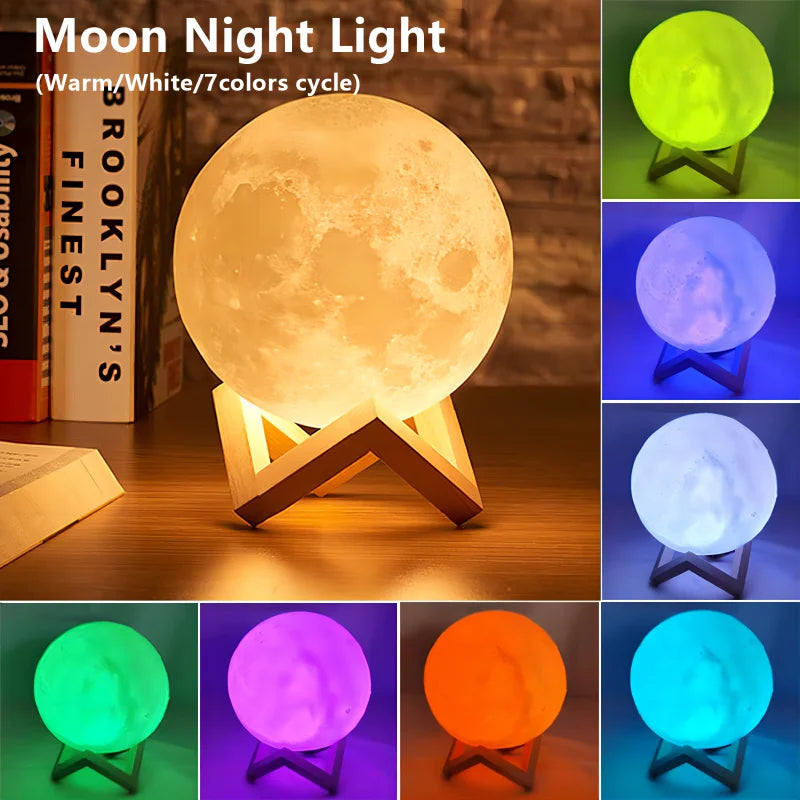 Book Light LED Moon Light Galaxy