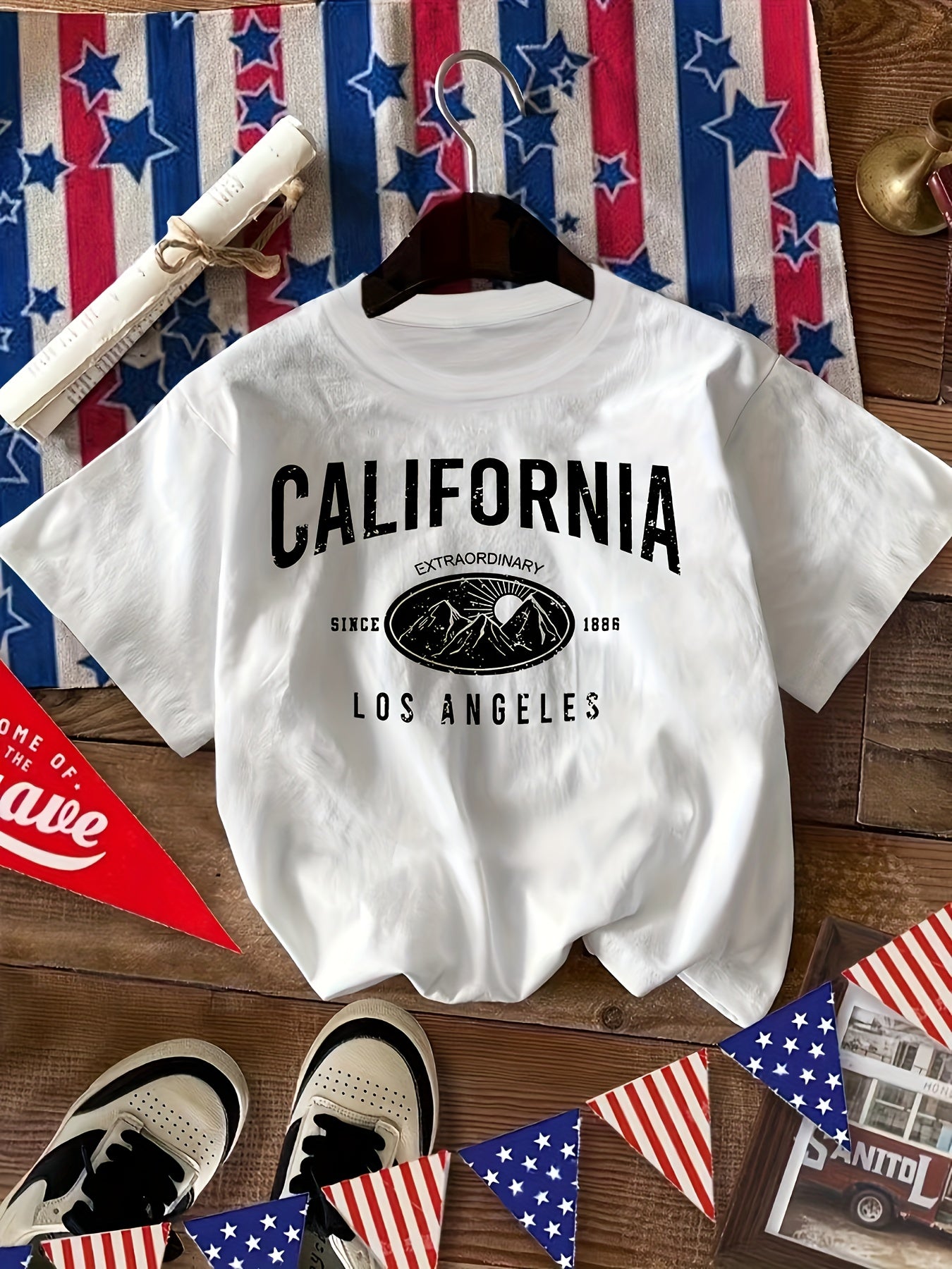 T-shirt Crew Neck California