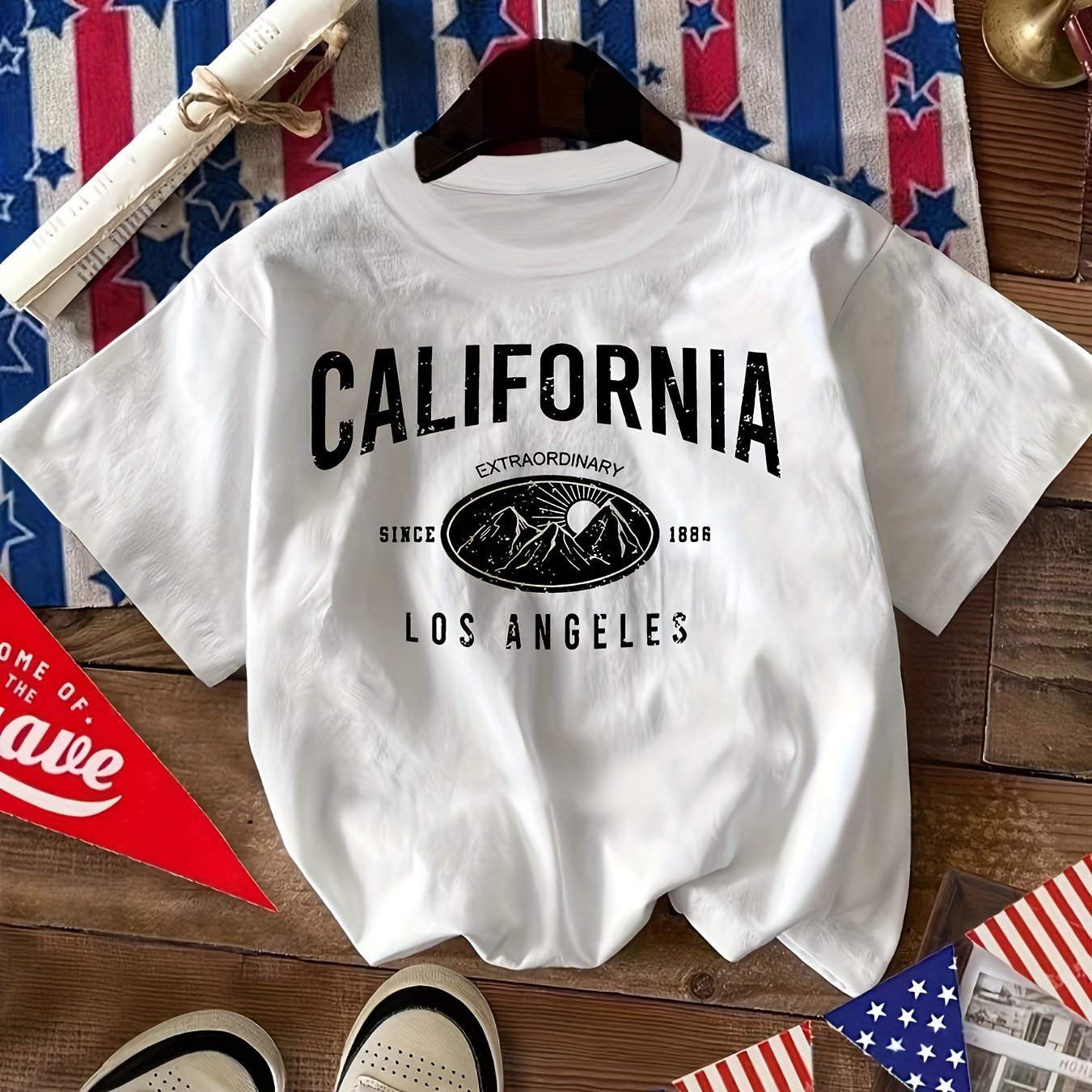 T-shirt Crew Neck California